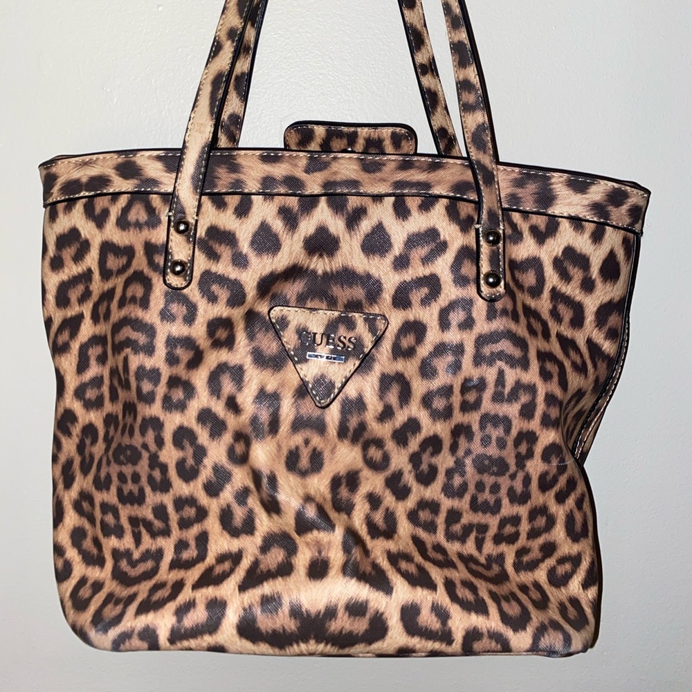 GUESS Lepord Print Bag
